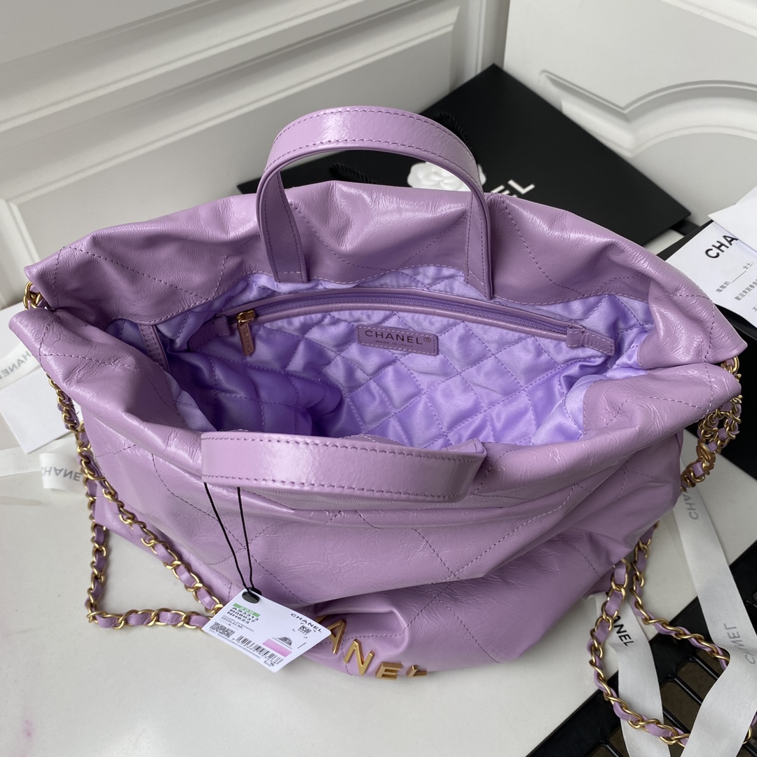 Calfskin 22 Backpack AS3133 Purple